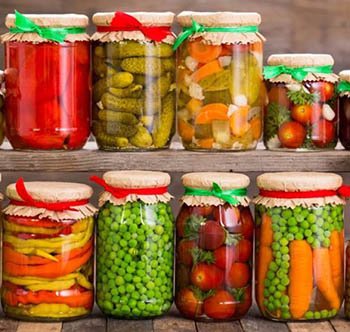 ingredientes para conservas caseras sal vinagre aceite limon