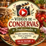 Vídeos de conservas tradicionales caseras paso a paso en el canal de YouTube Delantal y Cocina